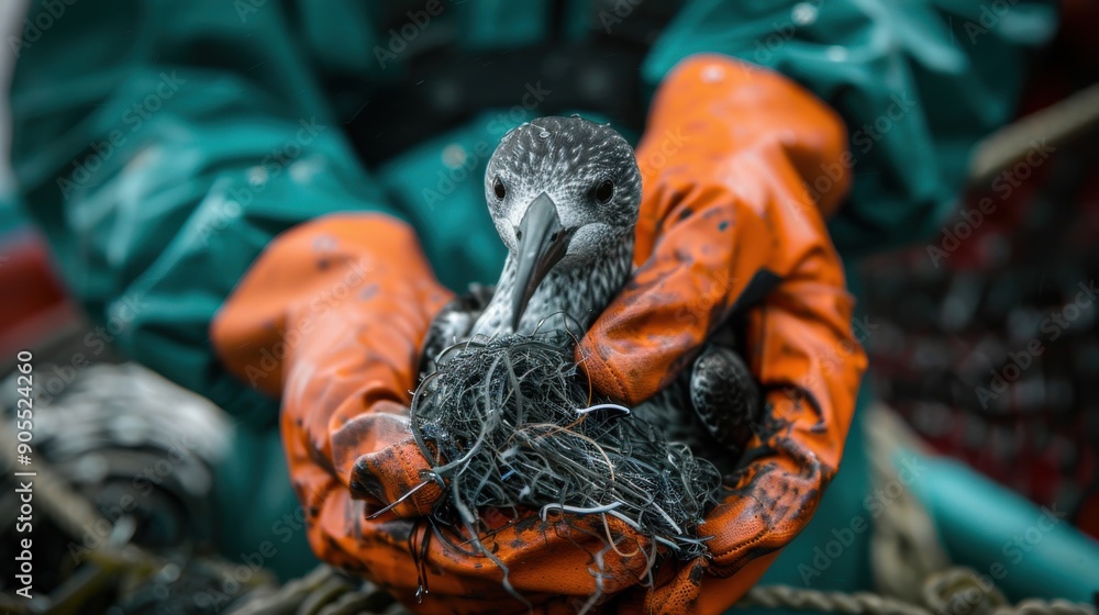 A person is holding a baby bird in their hands A person is holding a baby bird in their hands