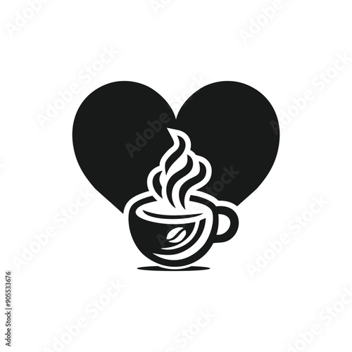 Coffee logo design vector icon with template and creative idea