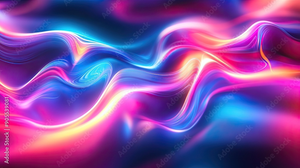 A vibrant abstract background with swirling neon colors in a dynamic pattern. A vibrant abstract background with swirling neon colors in a dynamic pattern.