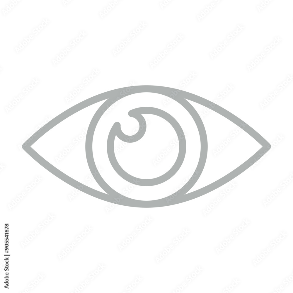 View Vector Line Grey Icon Design View Vector Line Grey Icon Design