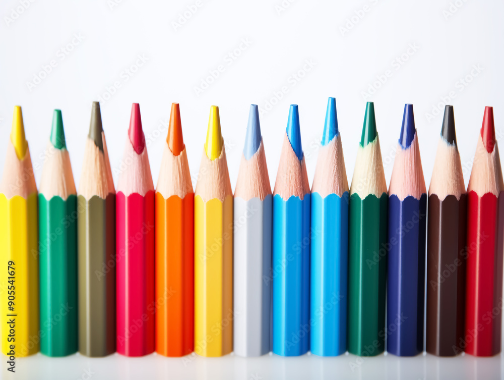 Close-up of colored pencils. Back to school concept
Close-up of colored pencils. Back to school concept