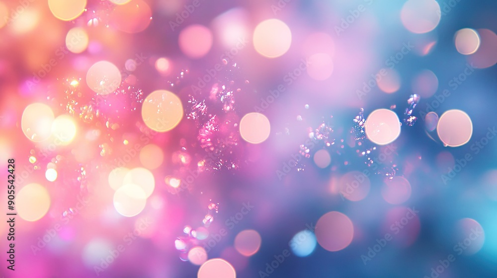 Abstract background with a dreamy, pastel bokeh effect Abstract background with a dreamy, pastel bokeh effect