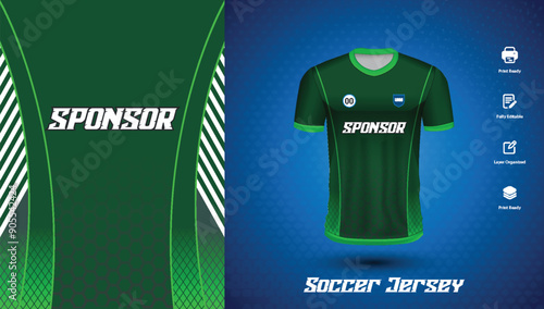 Soccer jersey design for sublimation or sports tshirt design for cricket football
