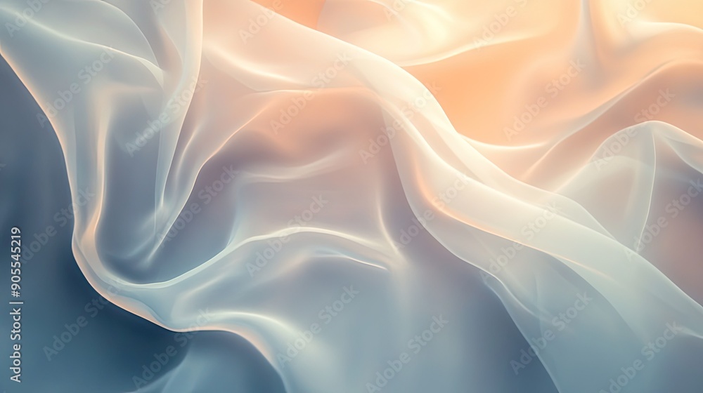 Obraz premium Abstract background with a smooth, silky gradient and subtle textures