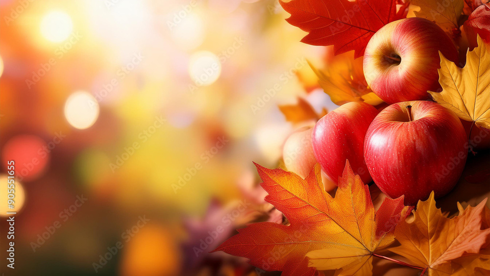 autumn still life with apples autumn still life with apples