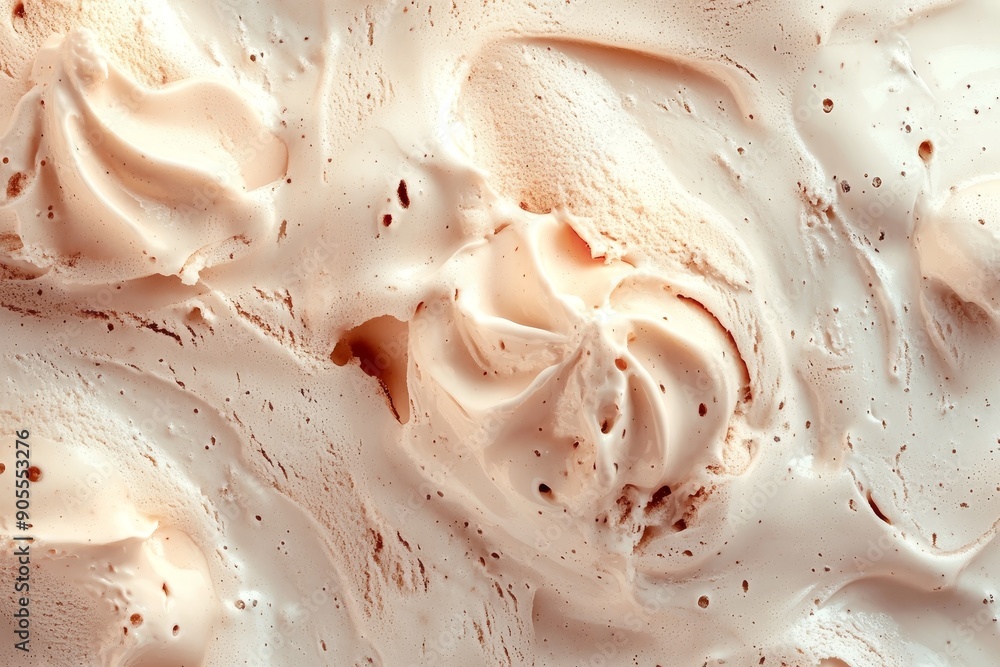 Delicious Coffee Brown Ice Cream Texture Illustration with Soft Tones Delicious Coffee Brown Ice Cream Texture Illustration with Soft Tones