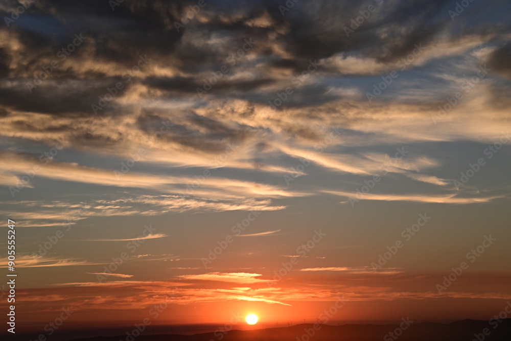 sunset in the sky sunset in the sky