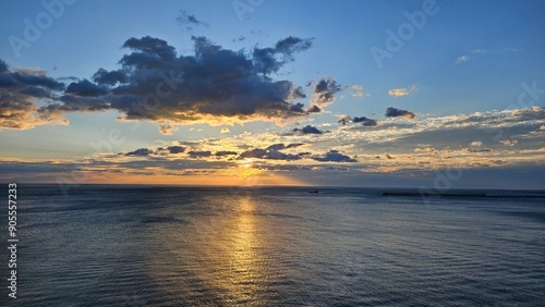 sunrise over the sea
