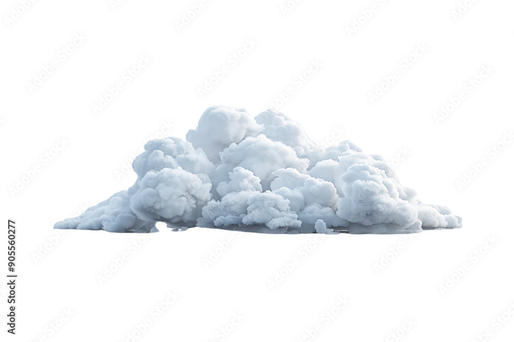 A clean white cloud, isolated on a transparent background. A clean white cloud, isolated on a transparent background.