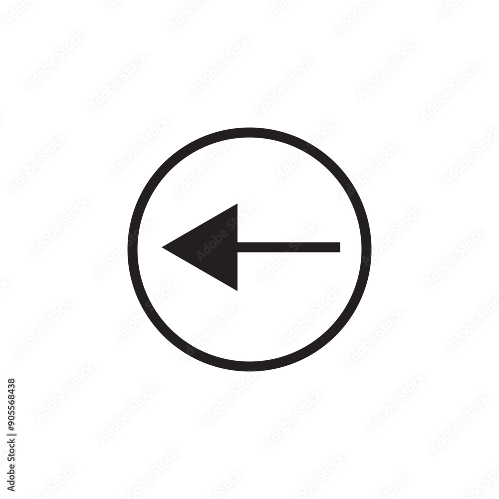 Upload icon with circle outline arrow design eps 10 Upload icon with circle outline arrow design eps 10