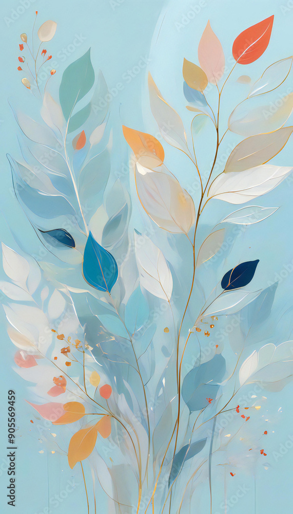 abstract floral background abstract floral background