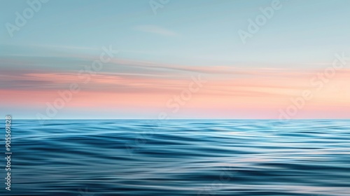 Gradient Seascape with Blurred Motion