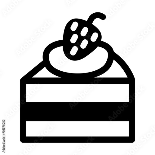 Cake icon vector illustration graphic design