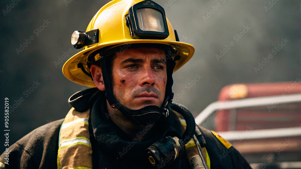 firefighter fully equiped firefighter fully equiped