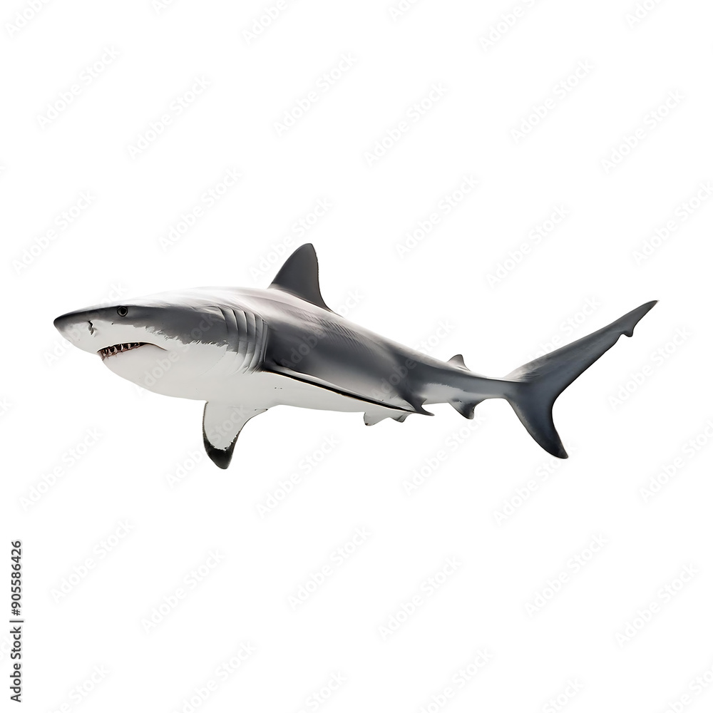 shark swimming isolated on transparent background shark swimming isolated on transparent background