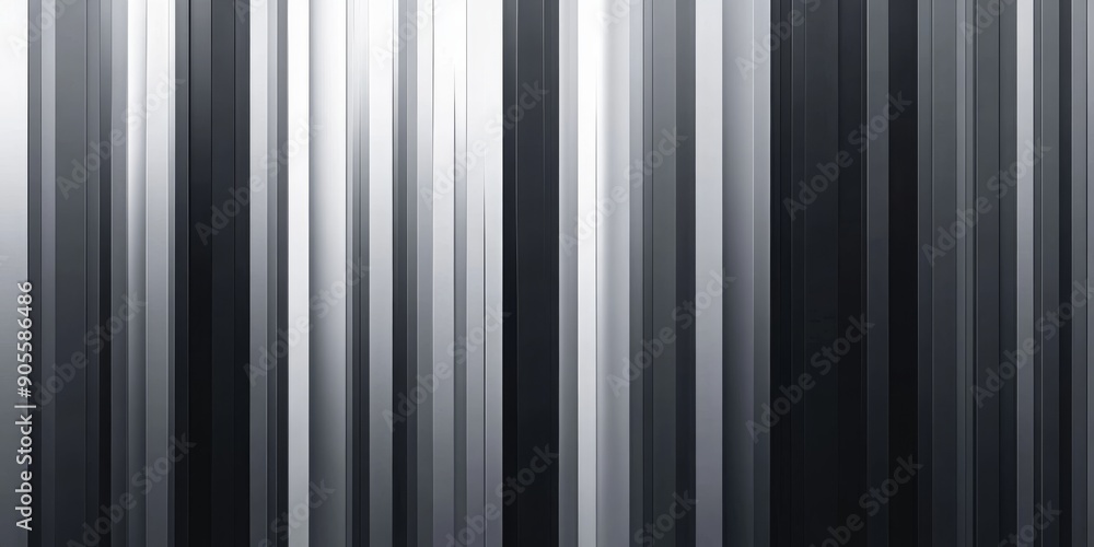 Abstract Vertical Stripes in Monochrome Palette Abstract Vertical Stripes in Monochrome Palette
