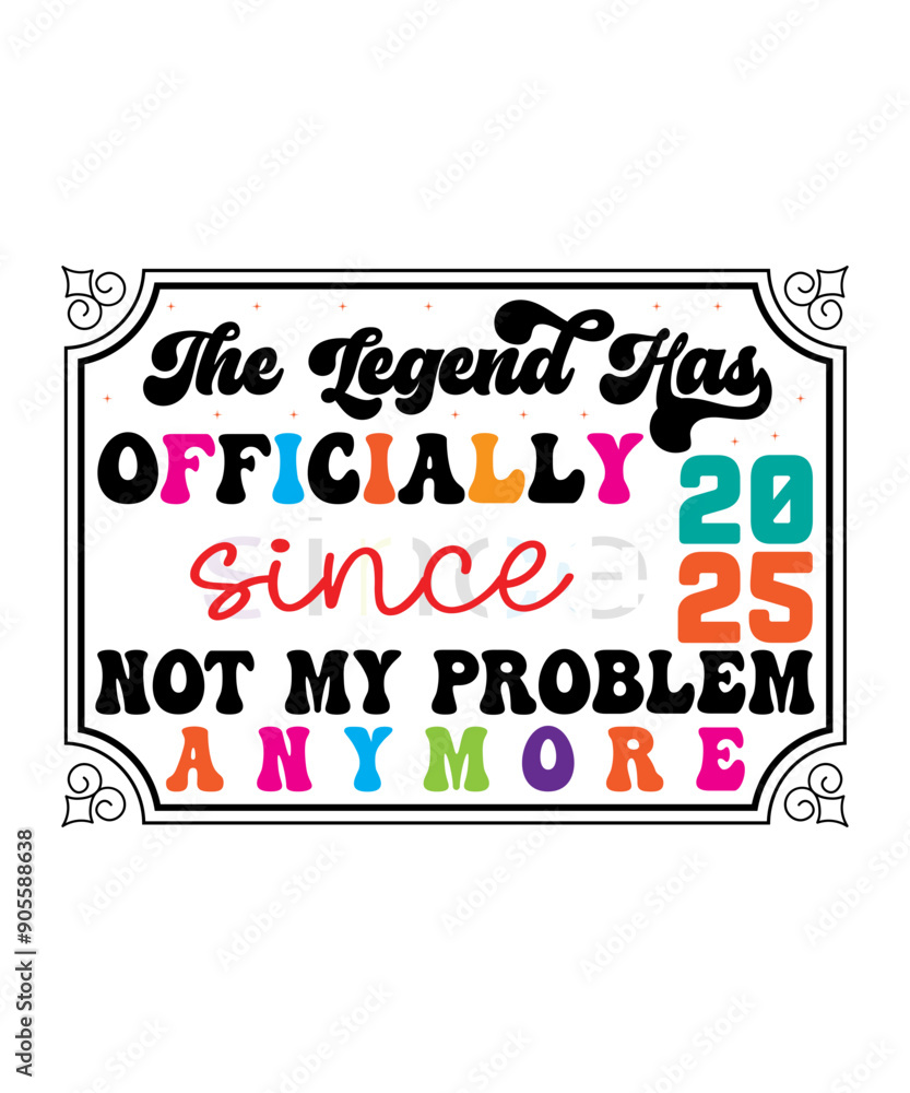 Fototapeta premium Officially Retired Svg, Retirement Svg, 2024 svg, Cricut Svg, Engraving File Svg, Cut File Svg, Instant Download, Retirement gift idea, gift