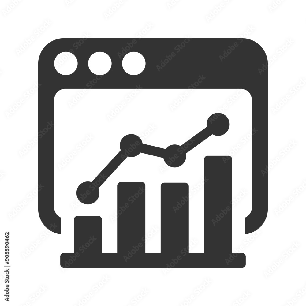 Growth Traffic Icon Growth Traffic Icon