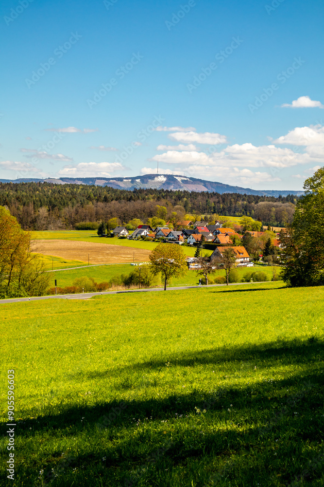 Unterwegs mit dem Fahrrad auf der 1. Werratal-Radweg Etappe von der Werraquelle bei Fehrenbach bis in Werratal bei Wernshausen - Thüringen - Deutschland Unterwegs mit dem Fahrrad auf der 1. Werratal-Radweg Etappe von der Werraquelle bei Fehrenbach bis in Werratal bei Wernshausen - Thüringen - Deutschland