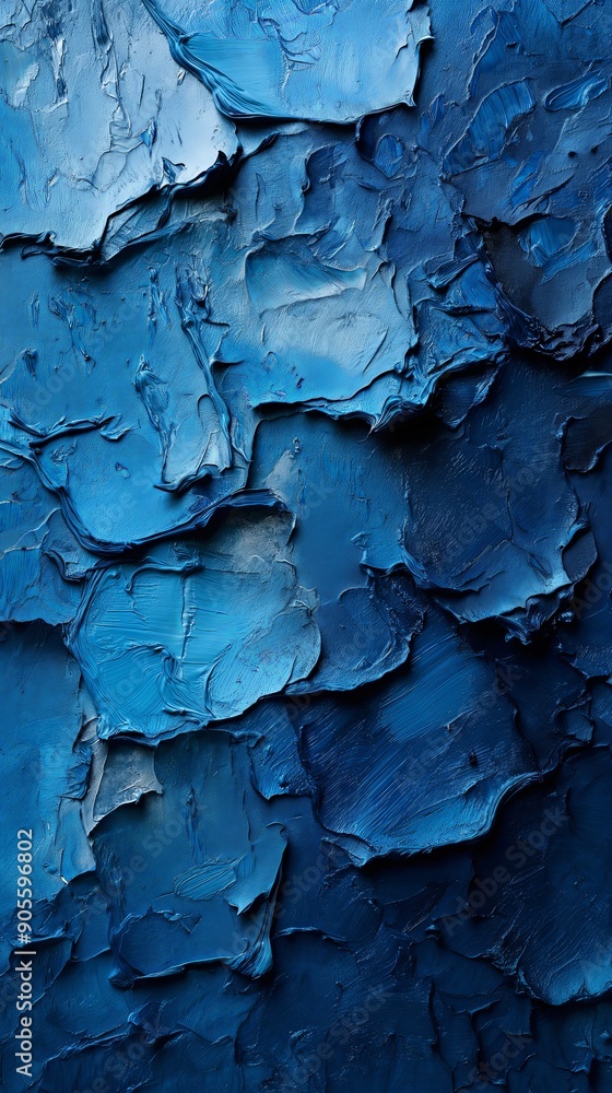 Blue Textured Paint - Suitable for Artistic and Abstract Art Projects Blue Textured Paint - Suitable for Artistic and Abstract Art Projects