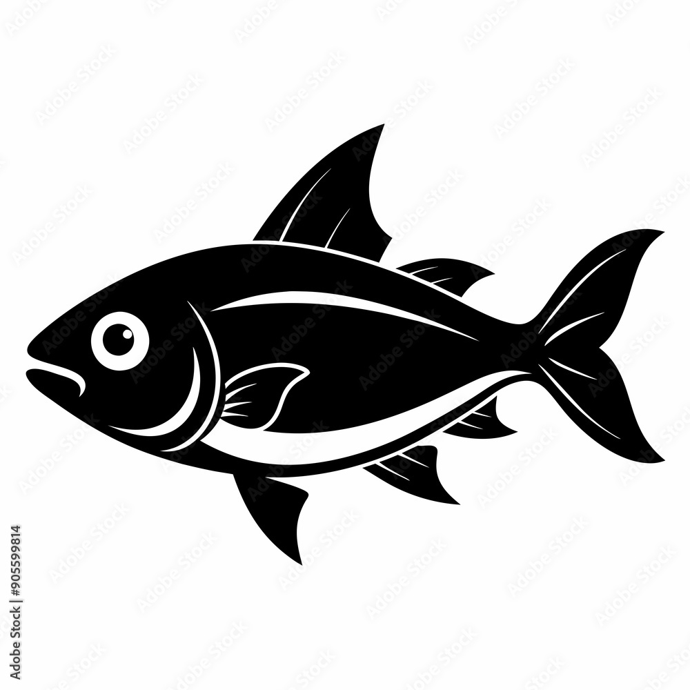 Bluefish Black silhouette Bluefish Black silhouette