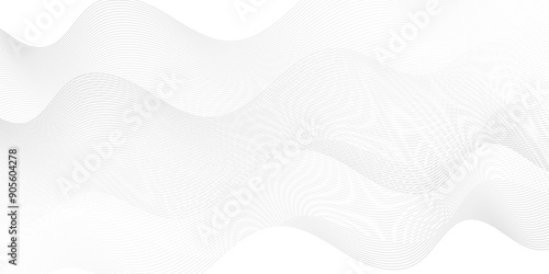 	
Vector Abstract white digital blend wave lines and technology background. Modern white flowing wave lines and glowing moving lines. Futuristic technology and sound wave lines background.