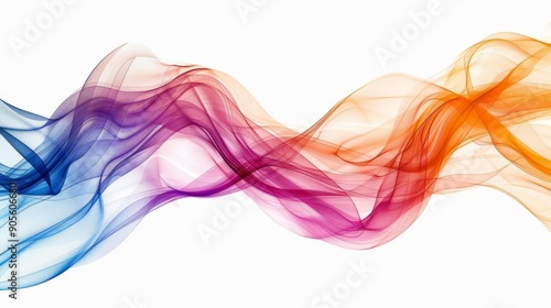 abstract colorful smoke