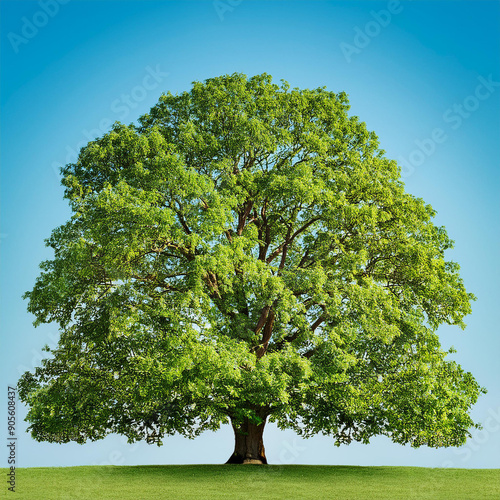 noyer, arbre, isolé, nature, vert, blanc, plante, branchages, feuille, chène, été, forêt, environnement, grand, célibataire, bois, coffre, congé, naturel, feuillage, gazon, grand, ciel, printemps, arb photo