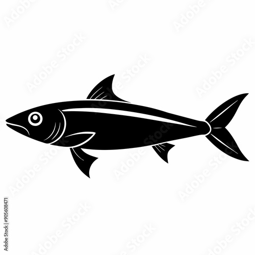 Anchovy Black silhouette