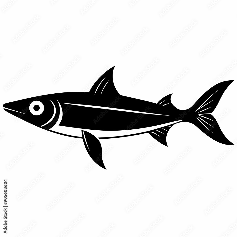 Anchovy Black silhouette Anchovy Black silhouette