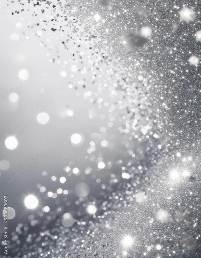 Luxury Background in Silver, Gold and Pink with Glitter, Sparkles and Stars Luxury Background in Silver, Gold and Pink with Glitter, Sparkles and Stars