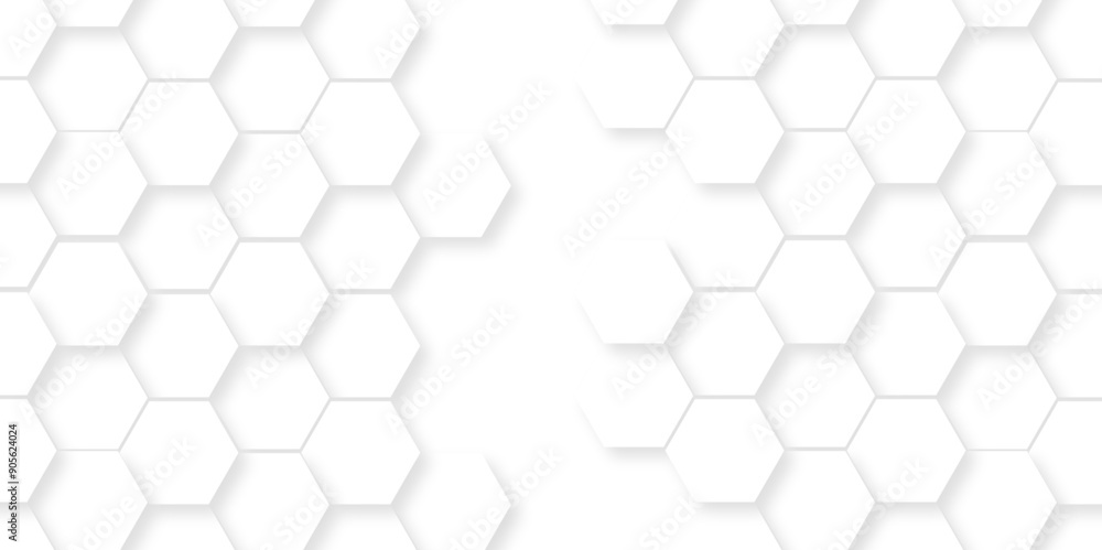 Abstract hexagonal futuristic geometric backdrop White background and embossed hexagon , honeycomb white hexagon concept design abstract technology background vector background, or wallpaper. Abstract hexagonal futuristic geometric backdrop White background and embossed hexagon , honeycomb white hexagon concept design abstract technology background vector background, or wallpaper.