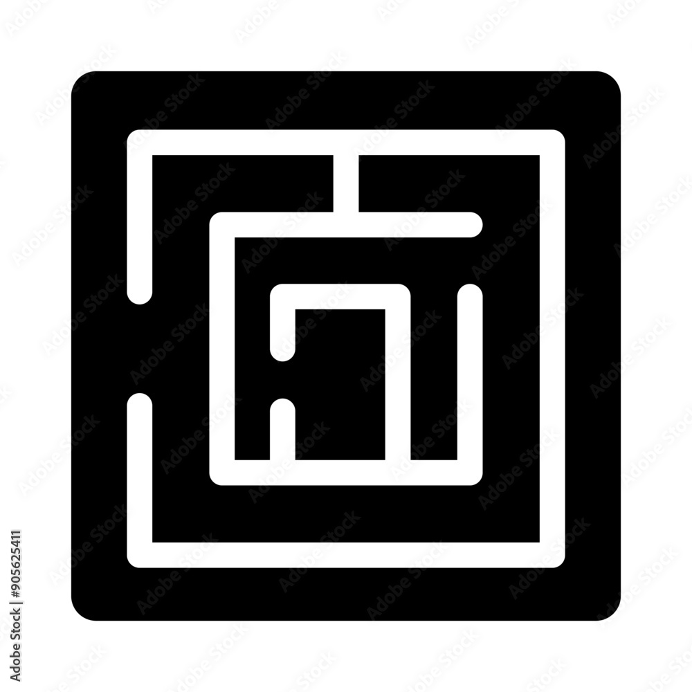 Maze icon vector illustration graphic design Maze icon vector illustration graphic design