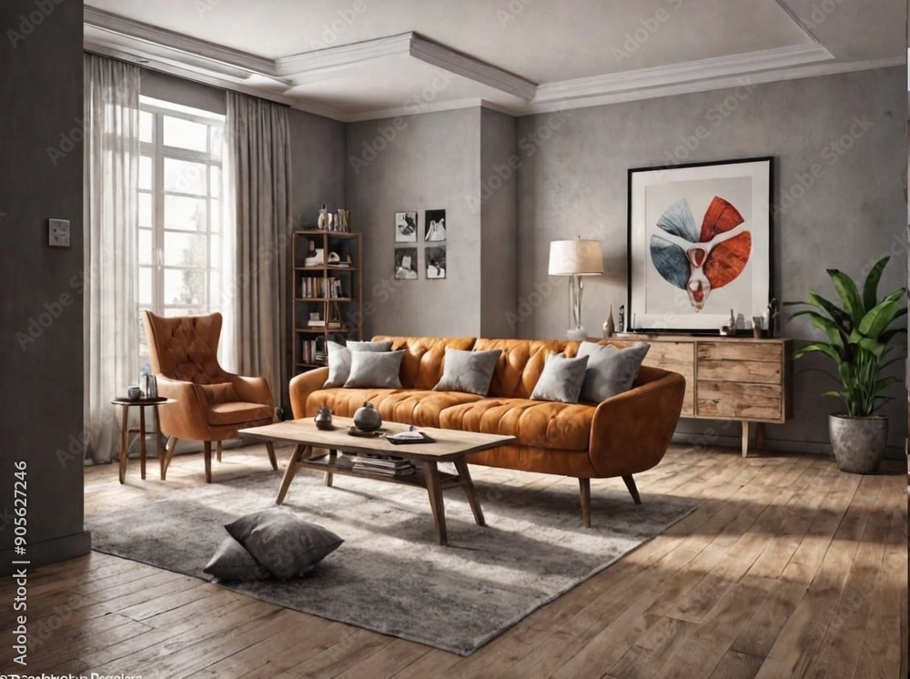Fototapeta premium Ultracalistic design, the world of furniture is rich in creativity and innovation, and sometimes designers create amazing things. Furniture as art