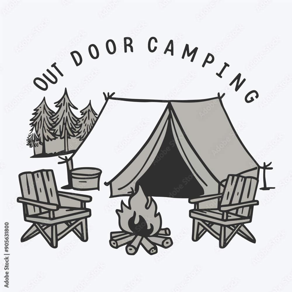 Camping Sublimation design Camping Sublimation design