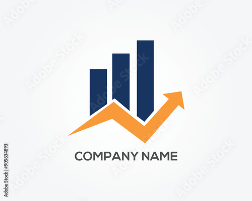 Vector finance logo template accounting logo concept