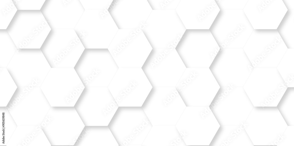 Vector abstract hexagonal futuristic geometric backdrop White background and embossed hexagon , honeycomb white hexagon concept design abstract technology vector background, or wallpaper. Vector abstract hexagonal futuristic geometric backdrop White background and embossed hexagon , honeycomb white hexagon concept design abstract technology vector background, or wallpaper.