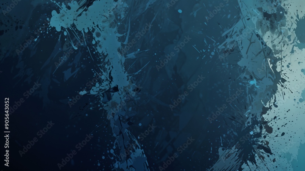 Fototapeta premium An Abstract Symphony in Blue