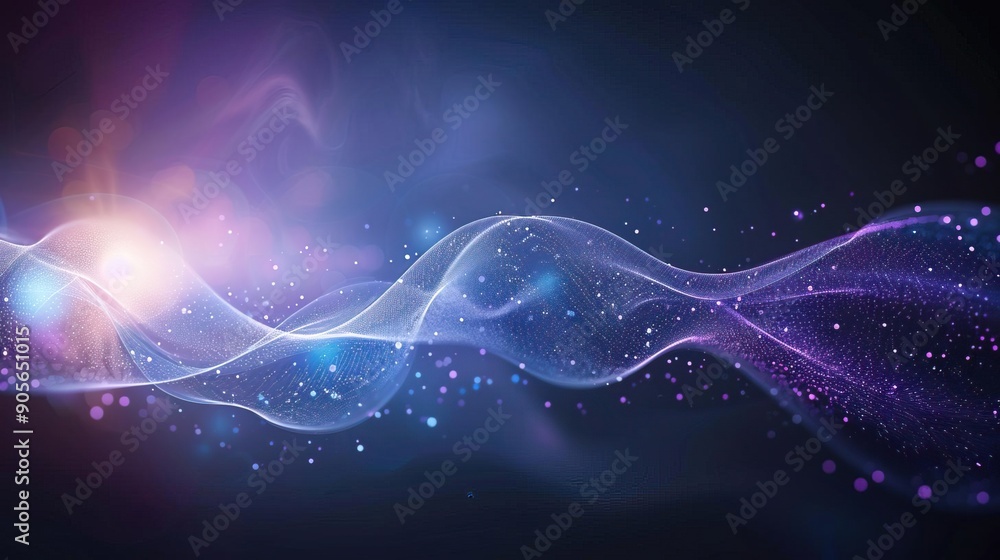 Abstract background with swirling purple and blue lights. Abstract background with swirling purple and blue lights.