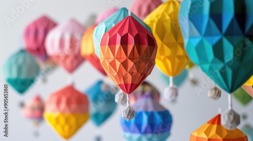 Balloon made of Japanese paper photo