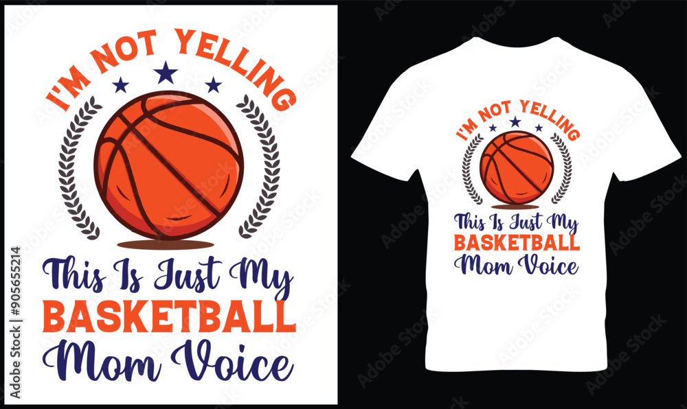 Basketball t-shirt design vector graphic.
Basketball t-shirt design vector graphic.