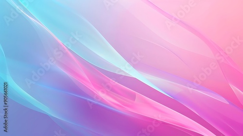 Wallpaper Mural A Dreamy Blend of Pastel Waves Creating Tranquil and Elegant Visual Harmony Torontodigital.ca