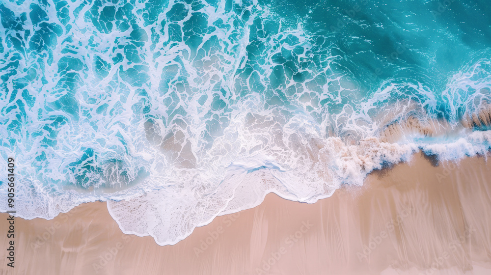 aerial view of shores beach and the sea aerial view of shores beach and the sea