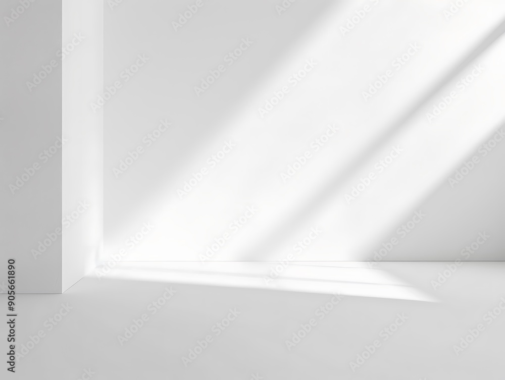 A Tranquil Sunlit Corner: A Play of Light and Shadows in Minimalist Design A Tranquil Sunlit Corner: A Play of Light and Shadows in Minimalist Design