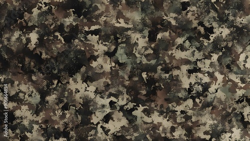 Wallpaper Mural camouflage military texture, modern army print Torontodigital.ca