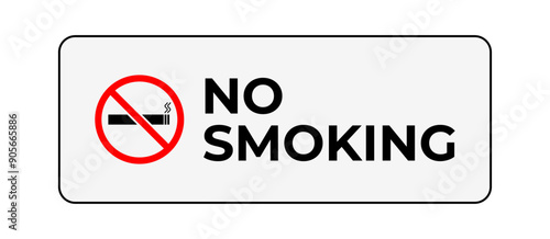No smoking Sign isolated. do not smoke vector illustration