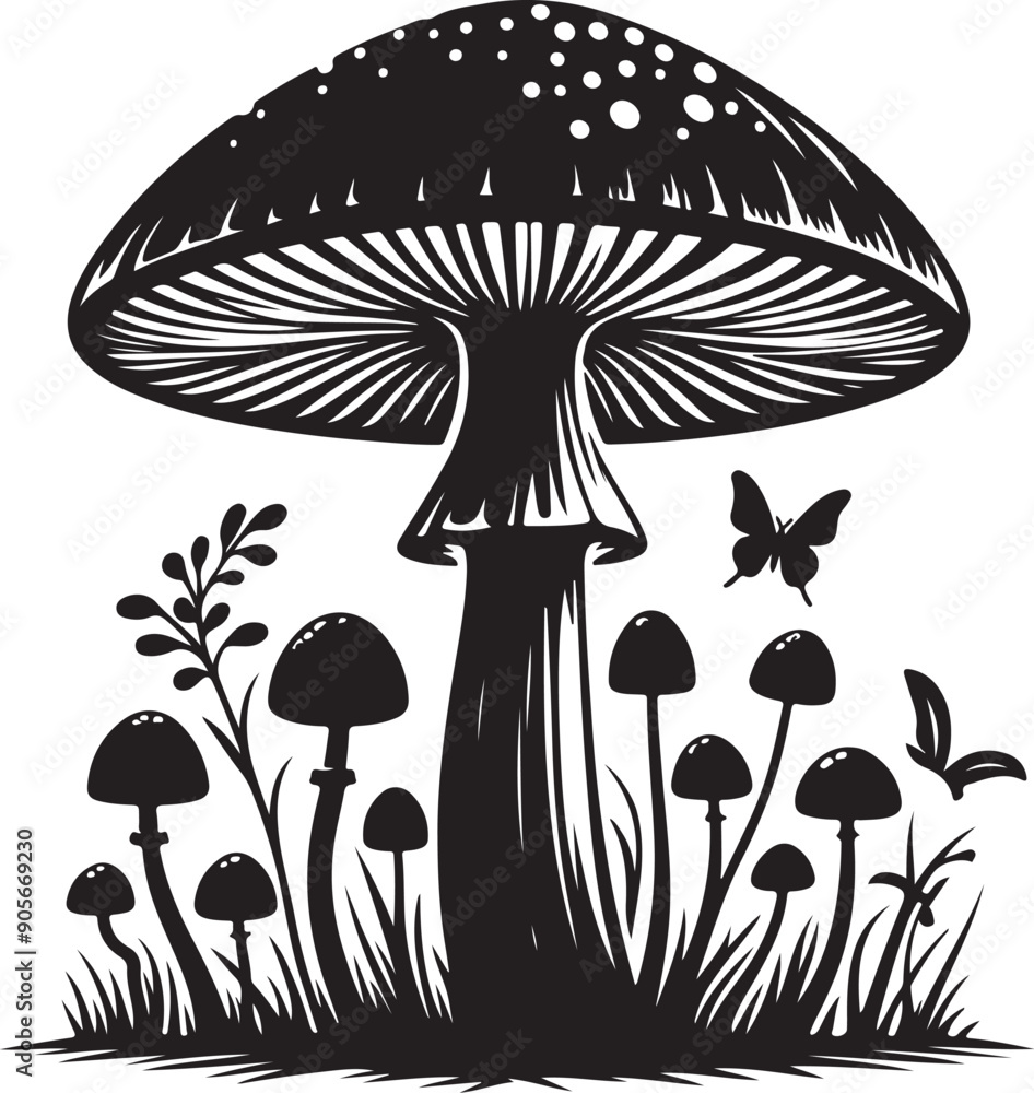 Mushroom vector illustration Mushroom vector illustration