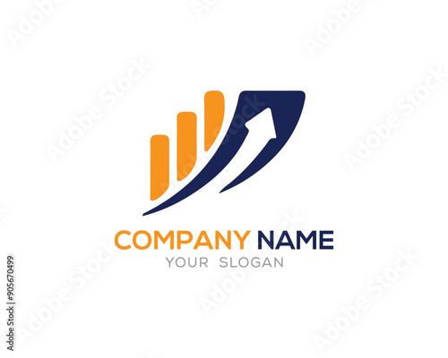 
Business and finance creative symbols set. Global banking, stock marketing abstract business logo concept. Growth arrow, success, increase icons. 
Corporate identity logotypes, company graphic