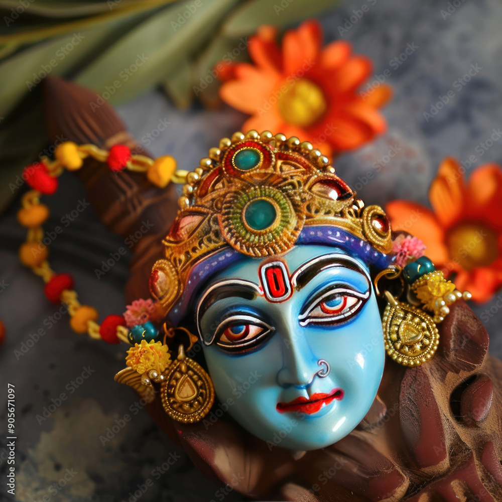 Lord rama face traditional rakhi or wristband Lord rama face traditional rakhi or wristband