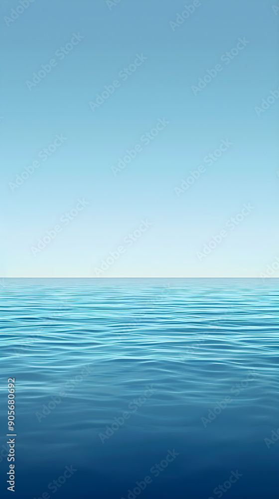 Tranquil Ocean Sky: An Ombre Gradient Transitioning from Deep Ocean Blue to Delicate Sky Blue Tranquil Ocean Sky: An Ombre Gradient Transitioning from Deep Ocean Blue to Delicate Sky Blue